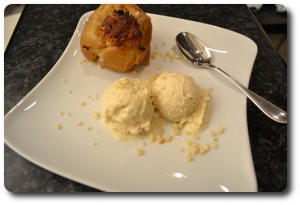 Bratapfel Eis