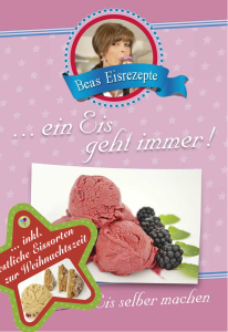 Eisrezepte Buch Eismaschine 2015